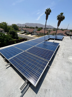 Solar Panel Cleaning With Deionized Water in Moreno Valley CA