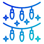 Christmas light installation service icon 2